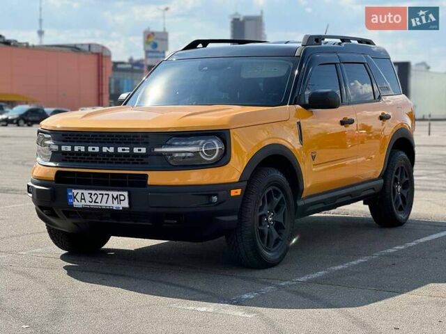 Желтый Форд Bronco Sport, объемом двигателя 2 л и пробегом 53 тыс. км за 32300 $, фото 1 на Automoto.ua