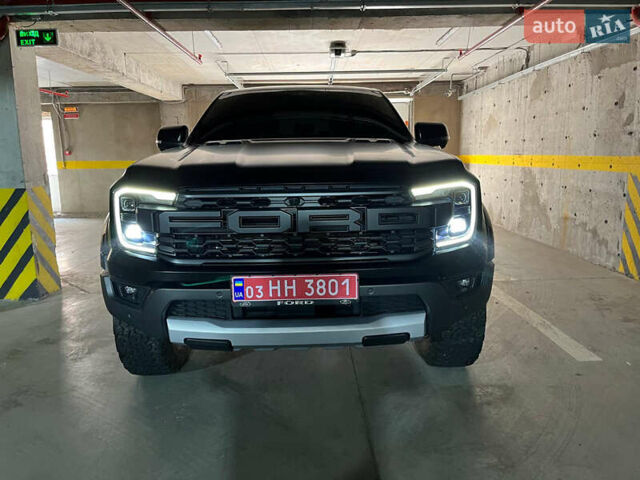 Черный Форд Ranger Raptor, объемом двигателя 2.96 л и пробегом 11 тыс. км за 80000 $, фото 1 на Automoto.ua