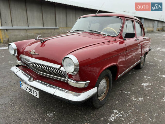 Красный ГАЗ 21 Волга, объемом двигателя 2.45 л и пробегом 100 тыс. км за 2700 $, фото 1 на Automoto.ua