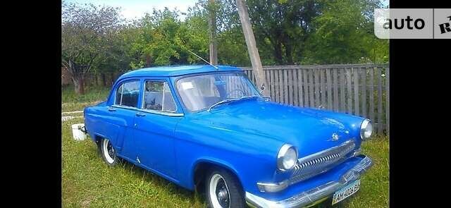 Синий ГАЗ 21 Волга, объемом двигателя 2.4 л и пробегом 100 тыс. км за 1500 $, фото 1 на Automoto.ua
