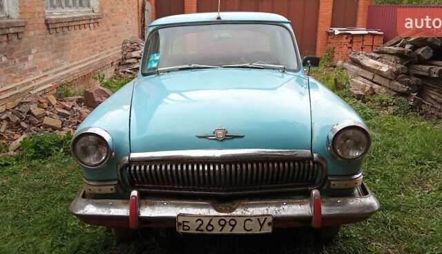 Синий ГАЗ 21 Волга, объемом двигателя 2.4 л и пробегом 100 тыс. км за 1500 $, фото 1 на Automoto.ua