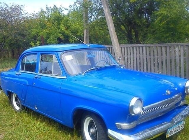 Синий ГАЗ 21 Волга, объемом двигателя 2.4 л и пробегом 100 тыс. км за 1500 $, фото 1 на Automoto.ua