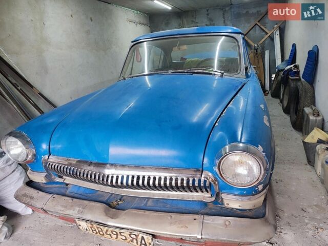 Синий ГАЗ 21 Волга, объемом двигателя 2.4 л и пробегом 100 тыс. км за 2000 $, фото 1 на Automoto.ua
