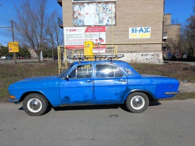 Синий ГАЗ 24, объемом двигателя 2.45 л и пробегом 669 тыс. км за 550 $, фото 1 на Automoto.ua