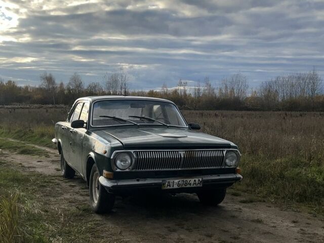 Зеленый ГАЗ 24, объемом двигателя 2.4 л и пробегом 150 тыс. км за 574 $, фото 1 на Automoto.ua