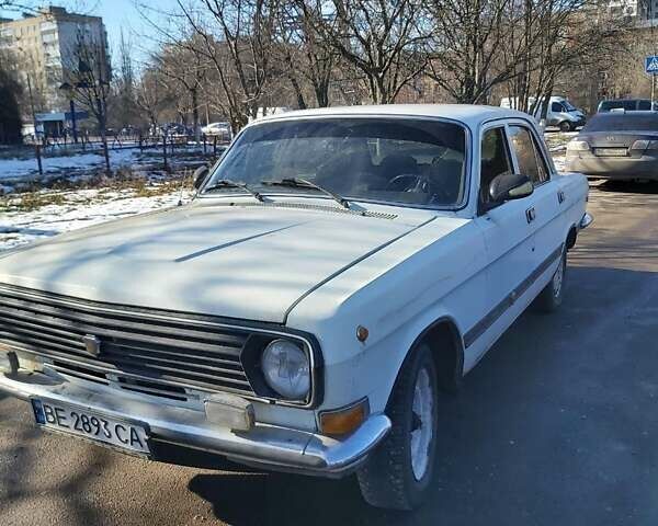 Белый ГАЗ 24 Волга, объемом двигателя 2.4 л и пробегом 160 тыс. км за 1000 $, фото 1 на Automoto.ua