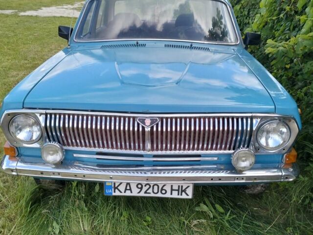 Синий ГАЗ 24 Волга, объемом двигателя 2.45 л и пробегом 103 тыс. км за 900 $, фото 1 на Automoto.ua