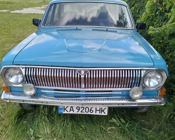 Синий ГАЗ 24 Волга, объемом двигателя 2.45 л и пробегом 103 тыс. км за 1100 $, фото 1 на Automoto.ua
