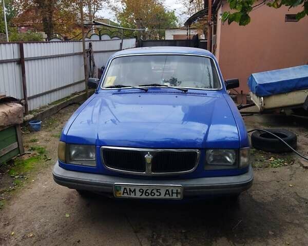 Синий ГАЗ 31029 Волга, объемом двигателя 2.4 л и пробегом 200 тыс. км за 700 $, фото 1 на Automoto.ua