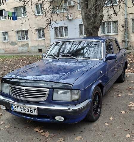 Синий ГАЗ 3110 Волга, объемом двигателя 2.49 л и пробегом 200 тыс. км за 1000 $, фото 1 на Automoto.ua
