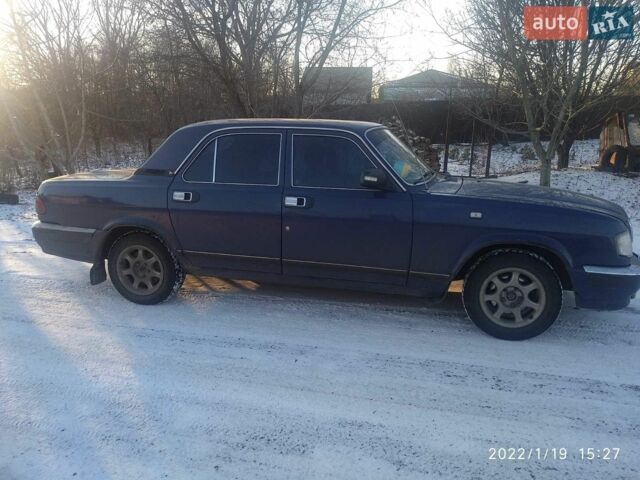 Синий ГАЗ 3110 Волга, объемом двигателя 2.4 л и пробегом 250 тыс. км за 1200 $, фото 1 на Automoto.ua