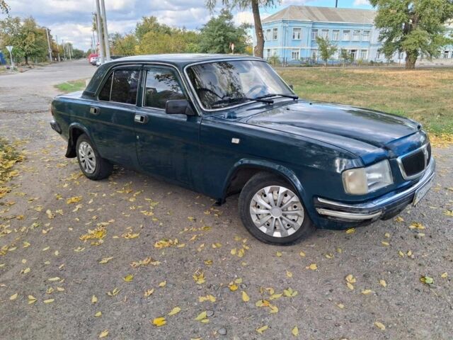 Зеленый ГАЗ 3110 Волга, объемом двигателя 2.4 л и пробегом 80 тыс. км за 1000 $, фото 1 на Automoto.ua