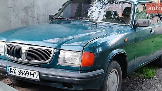 Зеленый ГАЗ 3110 Волга, объемом двигателя 2.29 л и пробегом 200 тыс. км за 900 $, фото 1 на Automoto.ua