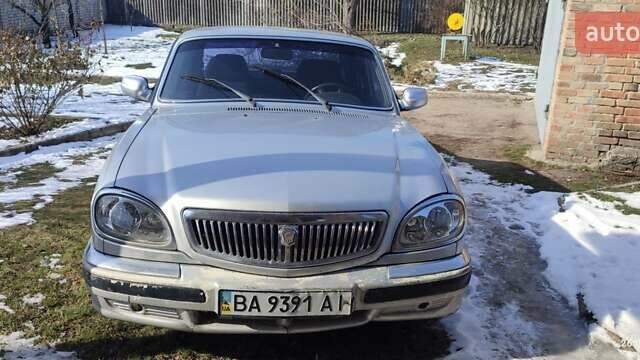 Серый ГАЗ 31105 Волга, объемом двигателя 2.3 л и пробегом 110 тыс. км за 1000 $, фото 1 на Automoto.ua