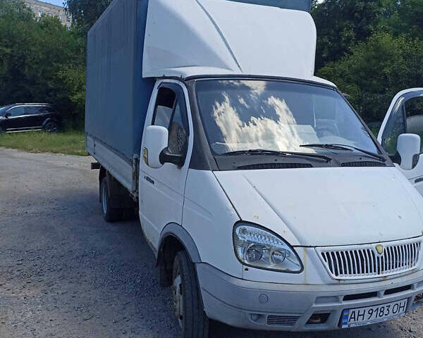 Белый ГАЗ 3221 Газель, объемом двигателя 2.46 л и пробегом 280 тыс. км за 5000 $, фото 1 на Automoto.ua