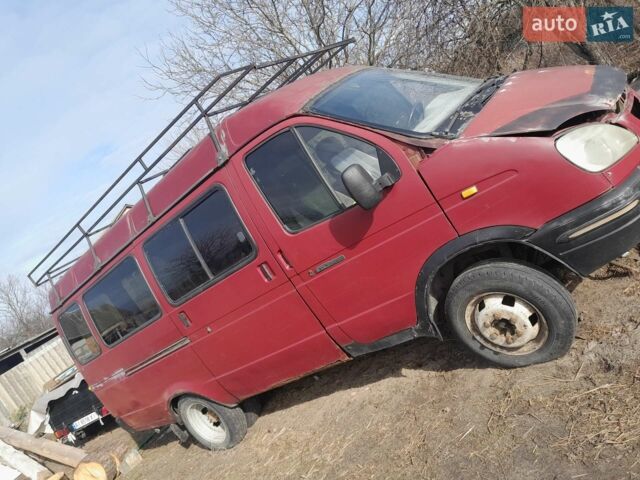 Червоний ГАЗ 3221 Газель, об'ємом двигуна 2.3 л та пробігом 400 тис. км за 1950 $, фото 1 на Automoto.ua