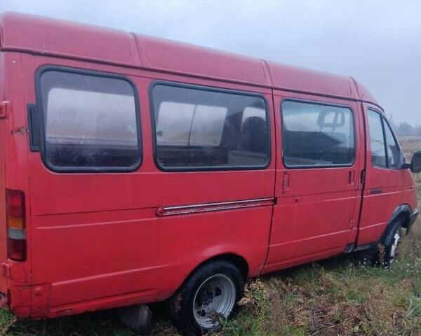 Красный ГАЗ 3221 Газель, объемом двигателя 2.4 л и пробегом 45 тыс. км за 800 $, фото 1 на Automoto.ua