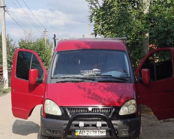 Красный ГАЗ 3221 Газель, объемом двигателя 2.29 л и пробегом 270 тыс. км за 3200 $, фото 1 на Automoto.ua