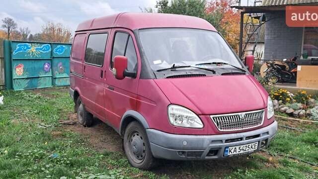 Красный ГАЗ 3221 Газель, объемом двигателя 2.5 л и пробегом 140 тыс. км за 2100 $, фото 1 на Automoto.ua
