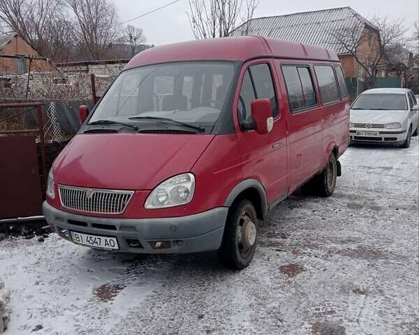 Червоний ГАЗ 3221 Газель, об'ємом двигуна 2.5 л та пробігом 144 тис. км за 1800 $, фото 1 на Automoto.ua