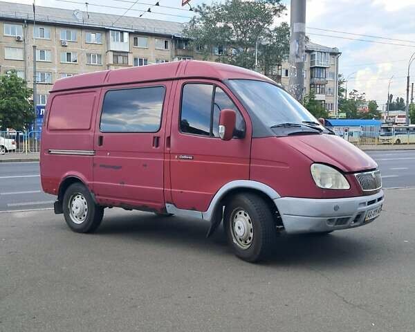 Красный ГАЗ 3221 Газель, объемом двигателя 2.46 л и пробегом 82 тыс. км за 2500 $, фото 1 на Automoto.ua