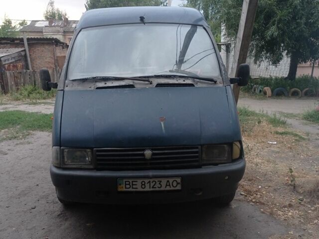 Синий ГАЗ 3221 Газель, объемом двигателя 2 л и пробегом 200 тыс. км за 641 $, фото 1 на Automoto.ua