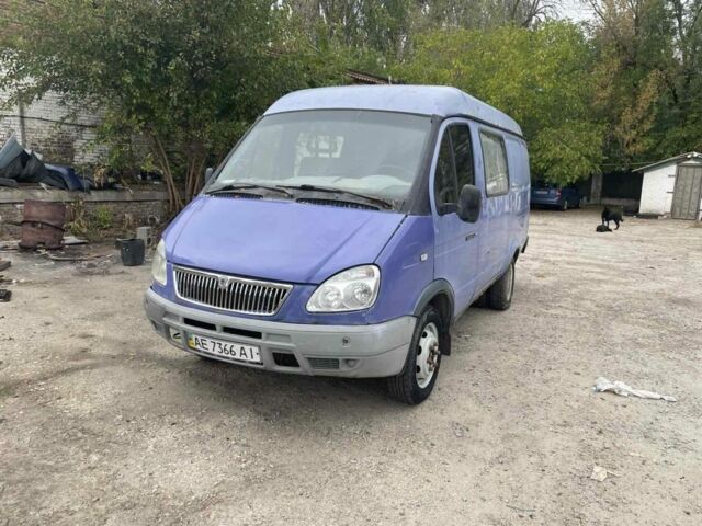 Синій ГАЗ 3221 Газель, об'ємом двигуна 2.4 л та пробігом 3 тис. км за 1300 $, фото 1 на Automoto.ua