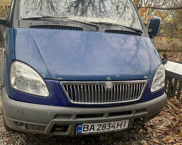 Синий ГАЗ 3221 Газель, объемом двигателя 2.8 л и пробегом 300 тыс. км за 1600 $, фото 1 на Automoto.ua