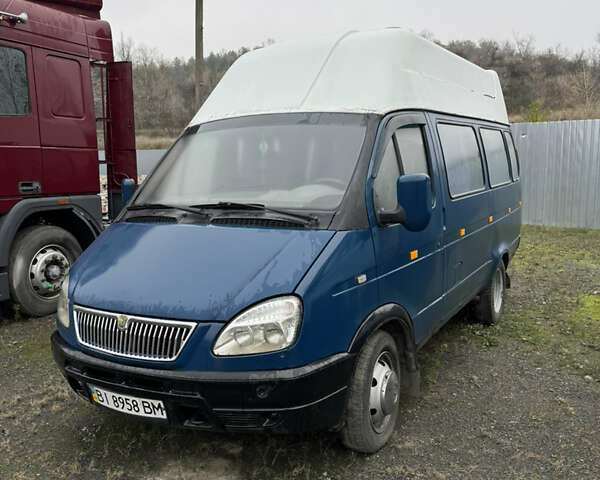 Синий ГАЗ 3221 Газель, объемом двигателя 2.46 л и пробегом 212 тыс. км за 2600 $, фото 1 на Automoto.ua