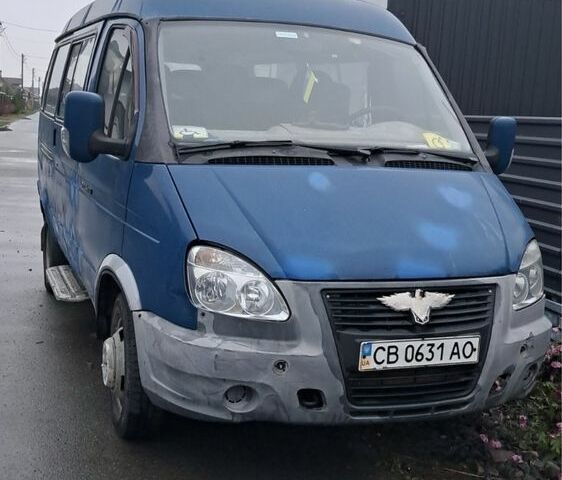 Синий ГАЗ 3221 Газель, объемом двигателя 2.5 л и пробегом 400 тыс. км за 1899 $, фото 1 на Automoto.ua