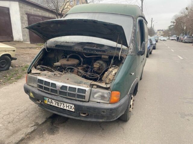 Зеленый ГАЗ 3221 Газель, объемом двигателя 2.3 л и пробегом 111 тыс. км за 757 $, фото 1 на Automoto.ua