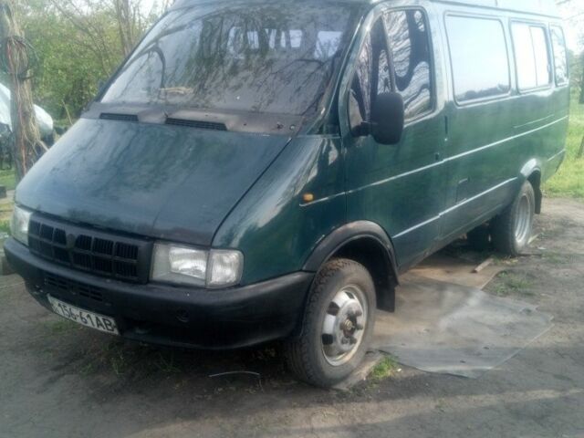 Зеленый ГАЗ 3221 Газель, объемом двигателя 0 л и пробегом 79 тыс. км за 2000 $, фото 1 на Automoto.ua