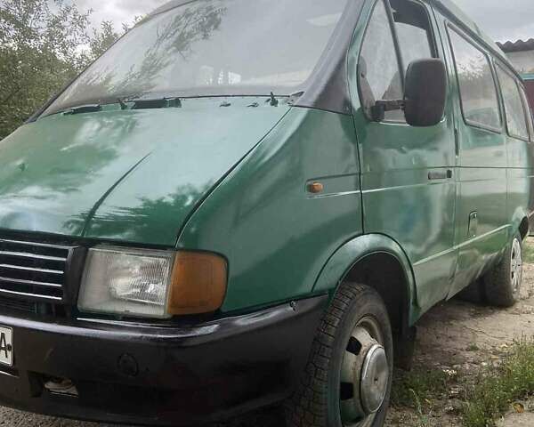 Зеленый ГАЗ 3221 Газель, объемом двигателя 2.45 л и пробегом 220 тыс. км за 1400 $, фото 1 на Automoto.ua