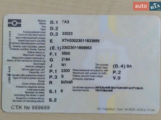 Белый ГАЗ 3302 ГАЗель, объемом двигателя 2.3 л и пробегом 60 тыс. км за 2300 $, фото 1 на Automoto.ua