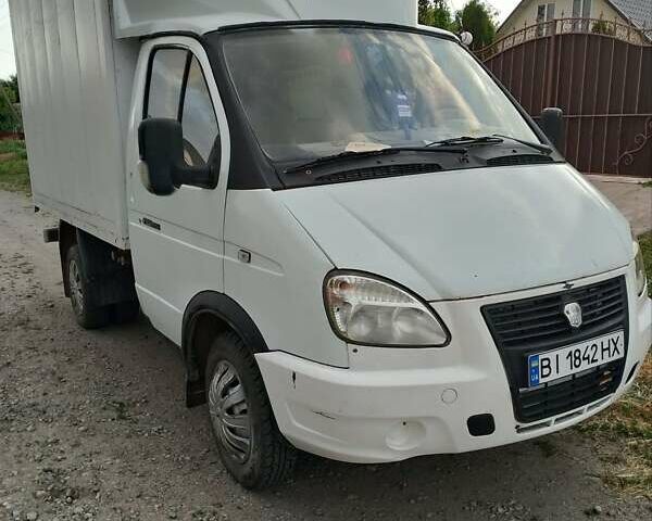 Белый ГАЗ 3302 ГАЗель, объемом двигателя 2.46 л и пробегом 200 тыс. км за 4000 $, фото 1 на Automoto.ua