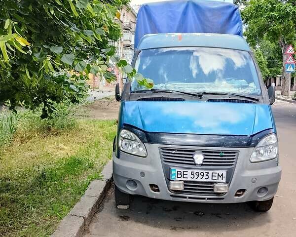Синий ГАЗ 3302 ГАЗель, объемом двигателя 2.29 л и пробегом 300 тыс. км за 2400 $, фото 1 на Automoto.ua