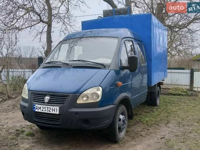 Синий ГАЗ 3302 ГАЗель, объемом двигателя 2.46 л и пробегом 200 тыс. км за 3900 $, фото 1 на Automoto.ua