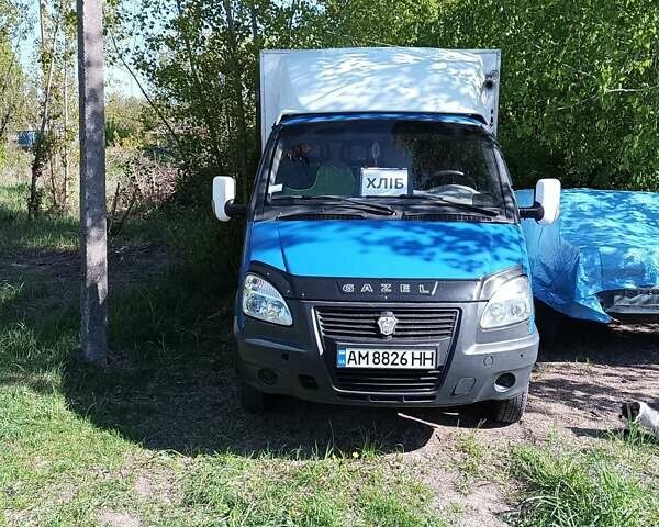 Синий ГАЗ 3302 ГАЗель, объемом двигателя 2.5 л и пробегом 200 тыс. км за 3300 $, фото 1 на Automoto.ua