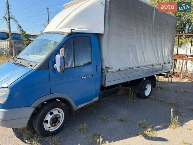 Синий ГАЗ 3302 ГАЗель, объемом двигателя 2.46 л и пробегом 340 тыс. км за 2100 $, фото 1 на Automoto.ua