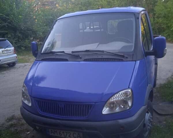Синий ГАЗ 3302 ГАЗель, объемом двигателя 2.46 л и пробегом 266 тыс. км за 1650 $, фото 1 на Automoto.ua