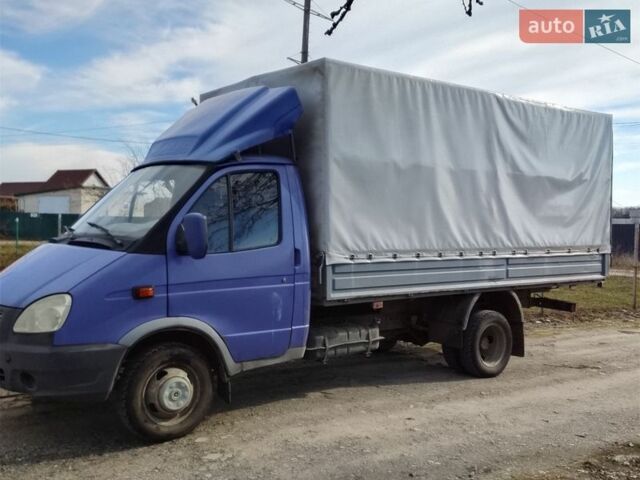 Синий ГАЗ 3302 ГАЗель, объемом двигателя 2.46 л и пробегом 380 тыс. км за 4000 $, фото 1 на Automoto.ua