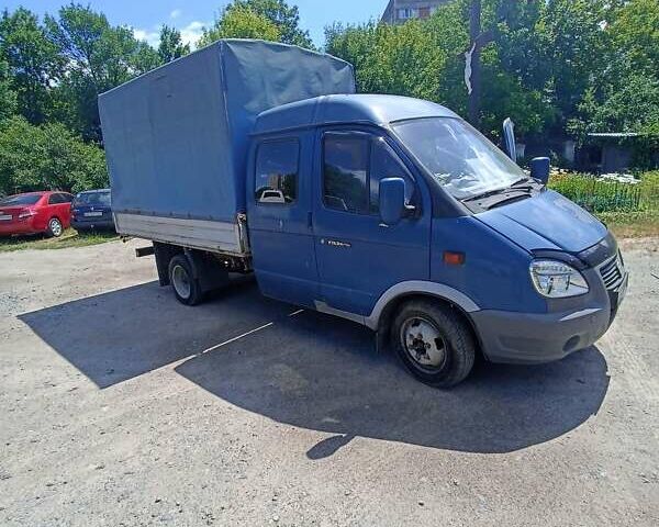 Синий ГАЗ 3302 ГАЗель, объемом двигателя 2.46 л и пробегом 328 тыс. км за 3500 $, фото 1 на Automoto.ua