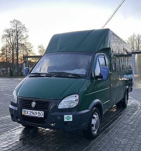 Зеленый ГАЗ 3302 ГАЗель, объемом двигателя 2.9 л и пробегом 400 тыс. км за 2600 $, фото 1 на Automoto.ua