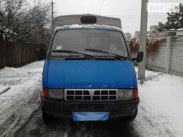 Синий ГАЗ 33021 Газель, объемом двигателя 2.4 л и пробегом 90 тыс. км за 1300 $, фото 1 на Automoto.ua