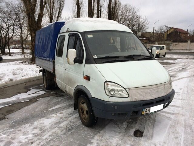 Білий ГАЗ 33023 Газель, об'ємом двигуна 2.5 л та пробігом 148 тис. км за 4400 $, фото 1 на Automoto.ua
