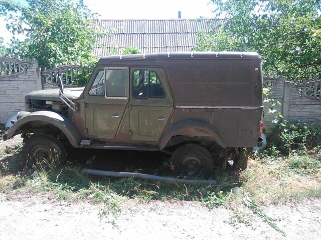 Зеленый ГАЗ 69, объемом двигателя 2.4 л и пробегом 50 тыс. км за 356 $, фото 1 на Automoto.ua