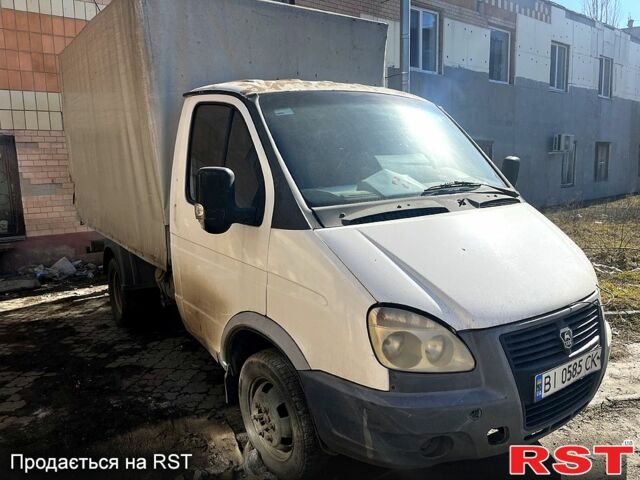 Белый ГАЗ Газель, объемом двигателя 2.5 л и пробегом 340 тыс. км за 2900 $, фото 1 на Automoto.ua