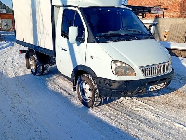 Белый ГАЗ Газель, объемом двигателя 3 л и пробегом 1110 тыс. км за 2400 $, фото 1 на Automoto.ua