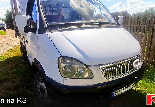 Белый ГАЗ Газель, объемом двигателя 2.5 л и пробегом 200 тыс. км за 3800 $, фото 1 на Automoto.ua