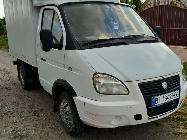 Белый ГАЗ Газель, объемом двигателя 2.5 л и пробегом 200 тыс. км за 4500 $, фото 1 на Automoto.ua